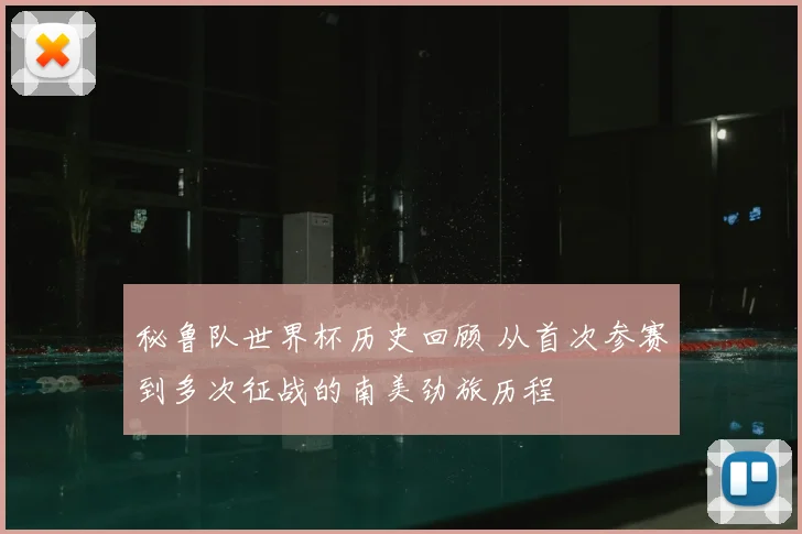 秘鲁队世界杯历史回顾 从首次参赛到多次征战的南美劲旅历程